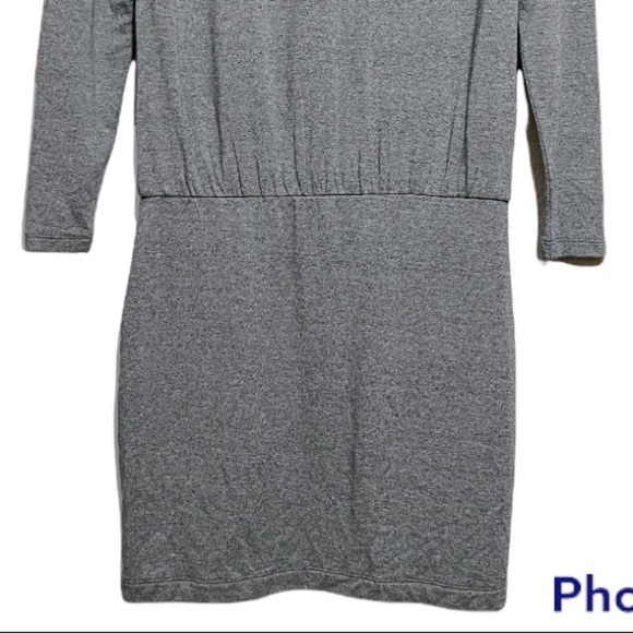 NWT Lou&Grey Blouson Heather Gray Dress Casual Size XSmall - Picture 5 of 8